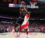 Tristan Thompson #13 came up big with 16 rebounds in Game 2. Scott Cunningham/NBAE via Getty Images
