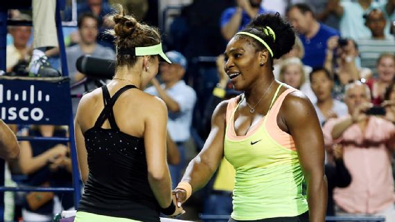 Belinda Bencic became just the second woman to defeat Serena Williams in 2015. The 18 year old outlasted Williams 3-6, 7-5, 6-4. Vaughn Ridley/Getty Images